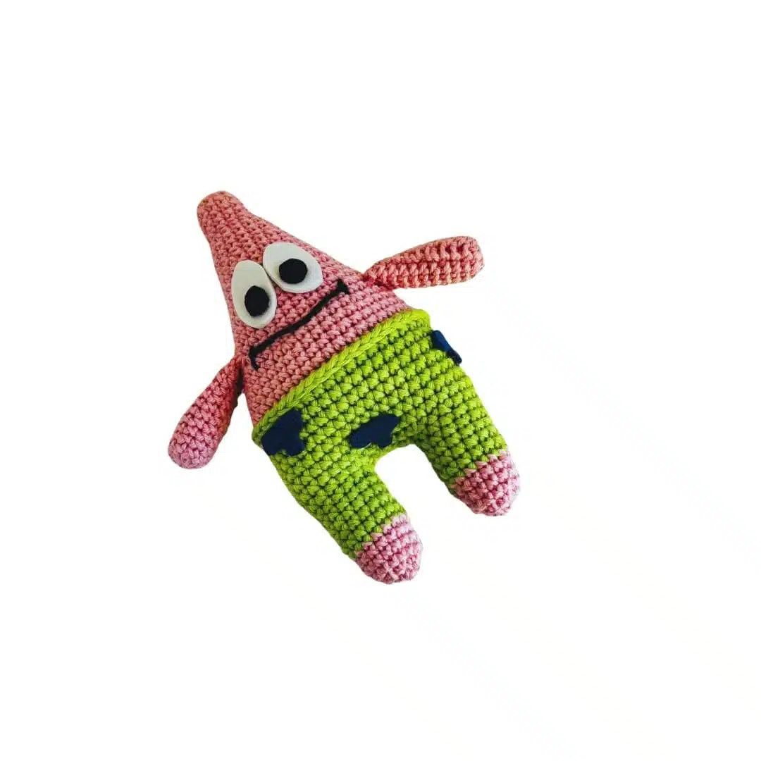 Amigurumi 14cm Patricio Estrella / Bob Esponja - Imagen 2