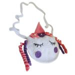 Carterita de Hilo con Broche Unicornio Kawaii - Imagen 4