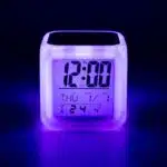 Reloj Despertador Digital Cambia Color Diseño Bob Esponja - Imagen 9