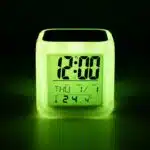 Reloj Despertador Digital Cambia Color Diseño Bob Esponja - Imagen 7