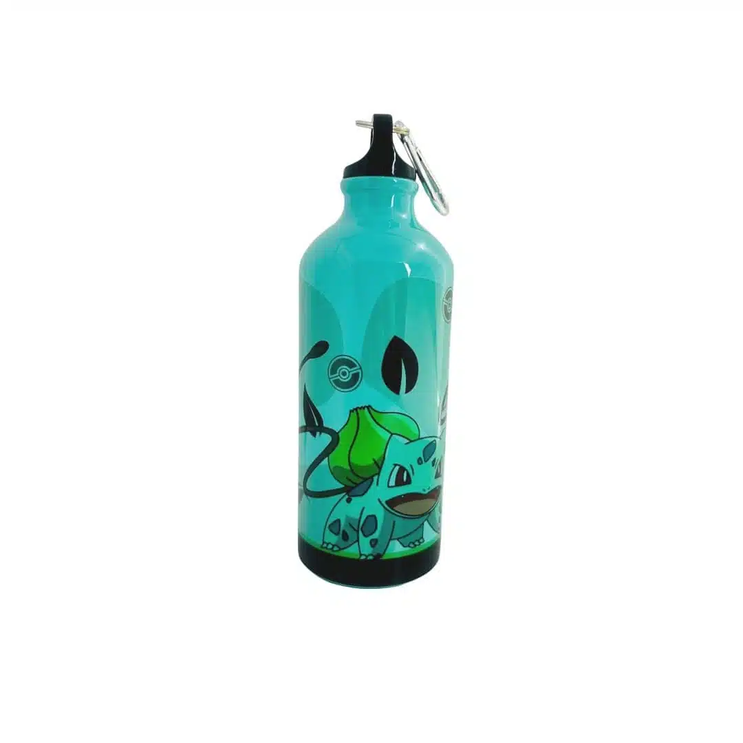 Botella Metálica Verde 600ml Bulbasaur / Pokémon - Imagen 4