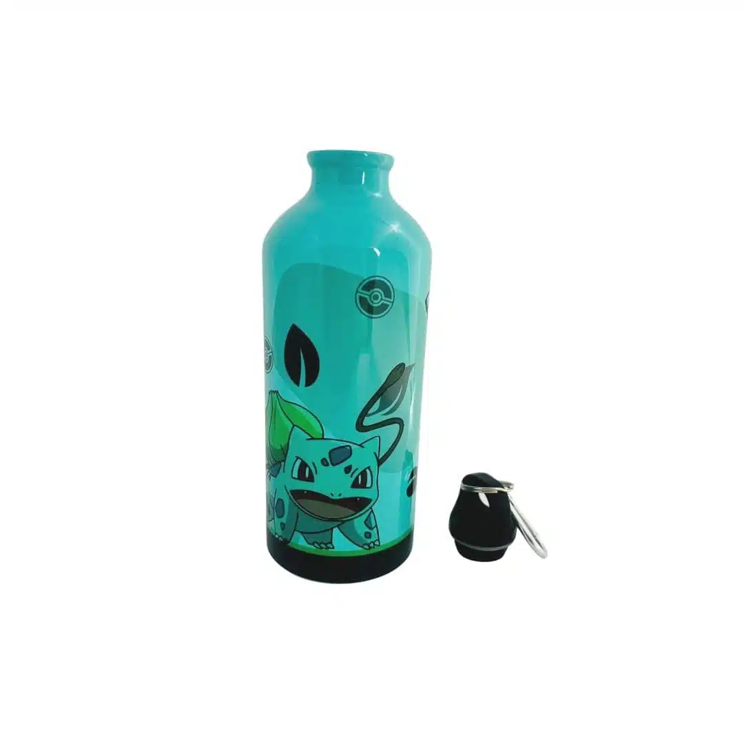 Botella Metálica Verde 600ml Bulbasaur / Pokémon - Imagen 5