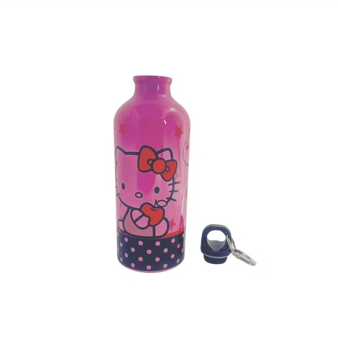TYB011_5 Botella Metálica Rosada 600ml Hello Kitty - Imagen 5