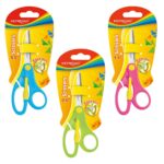 Tijera Plástica Punta Roma 5.5" Apertura Fácil Keyroad (Elige Color)