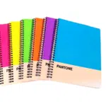 Set 6 Cuadernos Universitarios 100 Hojas Cuadriculadas 7mm Fluor Pantone