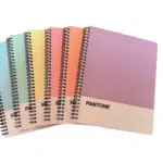 Set 6 Cuadernos Universitarios 100 Hojas Cuadriculadas 7mm Pastel Pantone