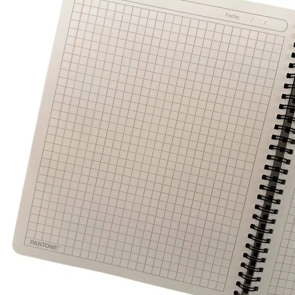 Cuaderno Universitario 100 Hojas Cuadriculadas 7mm Pastel Pantone (Elige Color) - Imagen 4