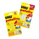 Set de 80 Masillas Adhesivas UHU Patafix (Elige Color)