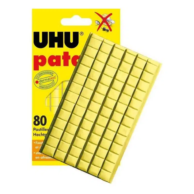 Set de 80 Masillas Adhesivas UHU Patafix (Elige Color) - Imagen 3