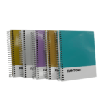 Cuaderno Pocket 100 Hojas Cuadriculadas 5mm Metalizado Pantone (Elige Color)