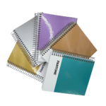 Cuaderno Pocket 100 Hojas Cuadriculadas 5mm Metalizado Pantone (Elige Color) - Imagen 3