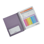 Cuaderno Pocket 100 Hojas Cuadriculadas 5mm Metalizado Pantone (Elige Color) - Imagen 5