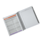 Cuaderno Pocket 100 Hojas Cuadriculadas 5mm Metalizado Pantone (Elige Color) - Imagen 6