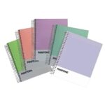Cuaderno Medio Oficio 150 Hojas Cuadriculadas 5mm Pasteles Pantone (Elige Color)