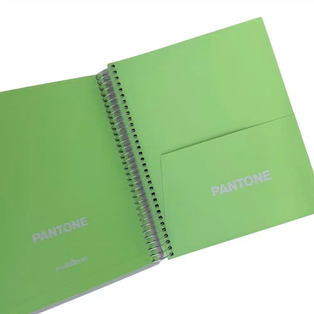 Cuaderno Medio Oficio 150 Hojas Cuadriculadas 5mm Pasteles Pantone (Elige Color) - Imagen 2