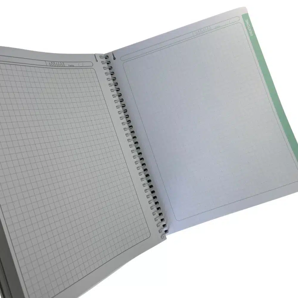 Cuaderno Medio Oficio 150 Hojas Cuadriculadas 5mm Pasteles Pantone (Elige Color) - Imagen 5