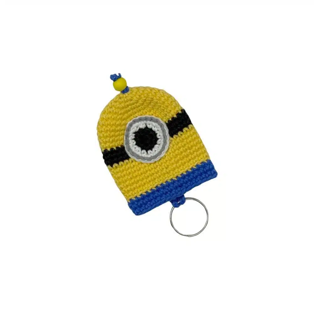 LLA047 Llavero Tejido Guarda Llaves 7cm Stuart / Minions - Imagen 1