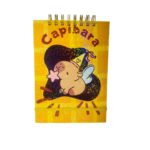 Croquera A5 80 Hojas Lisas Blancas Diseño Capibara