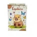 Croquera B5 100 Hojas Lisas Blancas Diseño Capibara