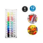 Set de 12 Pinturas 6ml Acrílicas Motarro - Imagen 2