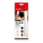 Set de 12 Pinturas de Vidrio 6ml Motarro
