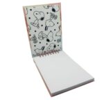 Croquera A5 80 Hojas Lisas Blancas Diseño Snoopy - Imagen 2