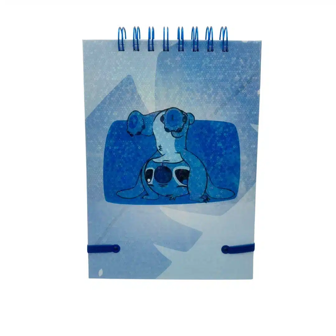 Croquera A5 80 Hojas Lisas Blancas Diseño Stitch - Imagen 3