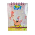 Croquera A5 80 Hojas Lisas Blancas Diseño Patricio Estrella / Bob Esponja
