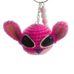 Llavero Tejido 5cm Ángel / Stitch - Imagen 2
