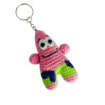 Llavero Tejido 7cm Patricio Estrella / Bob Esponja