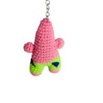 Llavero Tejido 7cm Patricio Estrella / Bob Esponja - Imagen 2