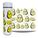 Termo Digital de Acero Inoxidable 450ml para Líquidos Diseño de Palta - Imagen 2