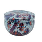 Vela 6cm Celeste Aroma Marino con Conchitas y Glitter - Imagen 3