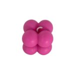Vela 3,5cm Cubo Burbujas Rosado