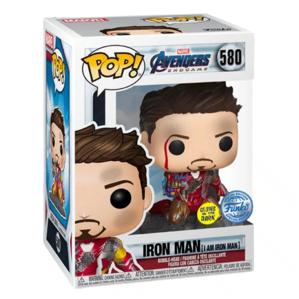 Funko Pop! Marvel - Iron Man (I am Iron Man) / Avengers Endgame (Special Edition-GW) #580 - Imagen 3