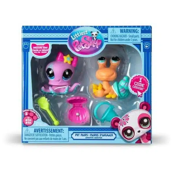 Set 2 Figuras Littlest Pet Shop – Serie 3 Caza del Tesoro