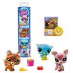 Figuras de Littlest Pet Shop Trío en Tubo – Serie 3 Mascotas de Bosque