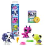 Figuras de Littlest Pet Shop Trío en Tubo – Serie 3 Mascotas de Patio
