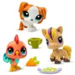 Figuras de Littlest Pet Shop Trío en Tubo - Serie 3 Mascotas de Corral - Imagen 2