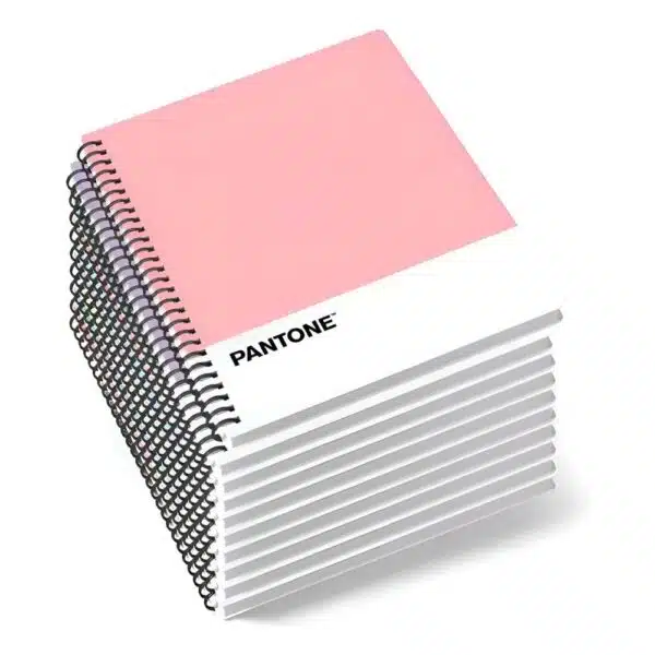 Set 10 Cuadernos Universitarios 100 Hojas Cuadriculadas 7mm Pastel Pantone