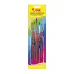 Set de 5 Pinceles Artísticos Punta Redonda Pelo Natural Jovi