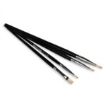 Set de 4 Pinceles Artísticos Punta Plana Pelo Natural Jovi - Imagen 2