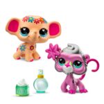 Set 2 Figuras Littlest Pet Shop – Serie 4 Spa de Elefantes - Imagen 2