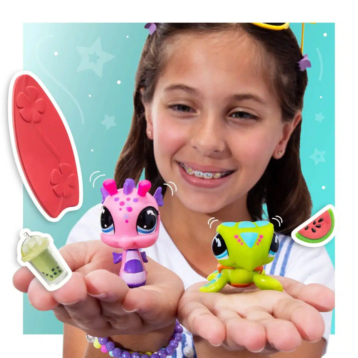 Set 2 Figuras Littlest Pet Shop – Serie 4 Aperitivos de Playa - Imagen 3
