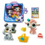 Set 2 Figuras Littlest Pet Shop – Serie 4 Picnic en la Cabaña