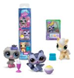 Figuras de Littlest Pet Shop Trío en Tubo – Serie 4 Tríos Aperitivo