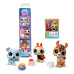 Figuras de Littlest Pet Shop Trío en Tubo – Serie 4 Tríos Golosina