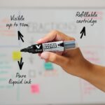 Set 5 Marcadores de Pizarra Punta Biselada Recargables V Board Master Pilot - Imagen 5