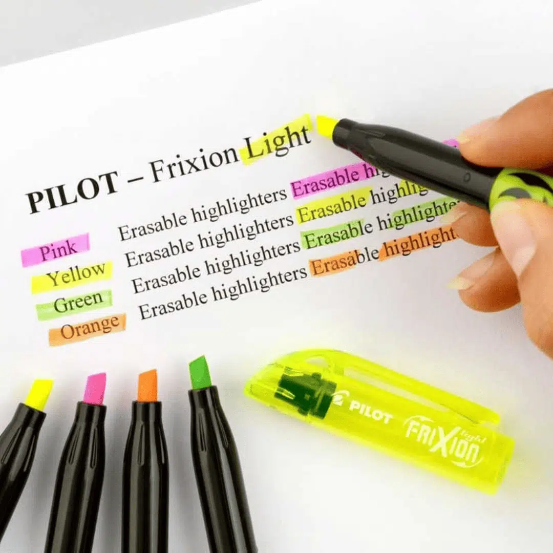 Set 3 Destacadores Borrables Frixion Light Pilot - Imagen 4