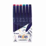 Set 6 Marcadores Fixion Fineliner Pilot